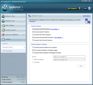 SpyHunter4 Network Sentry