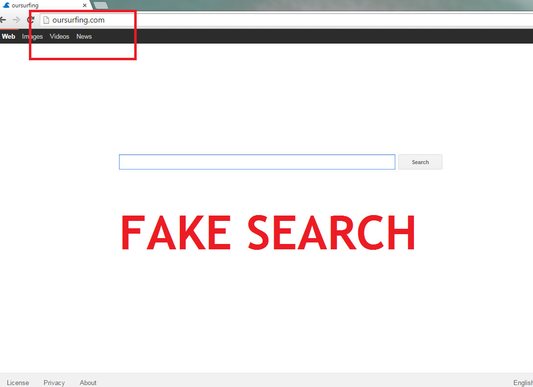 Usuwanie OurSurfing.com