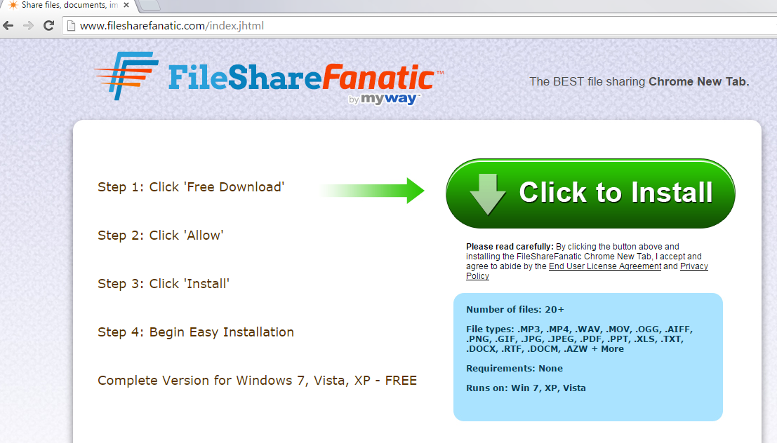 FileShareFanatic Toolbar-