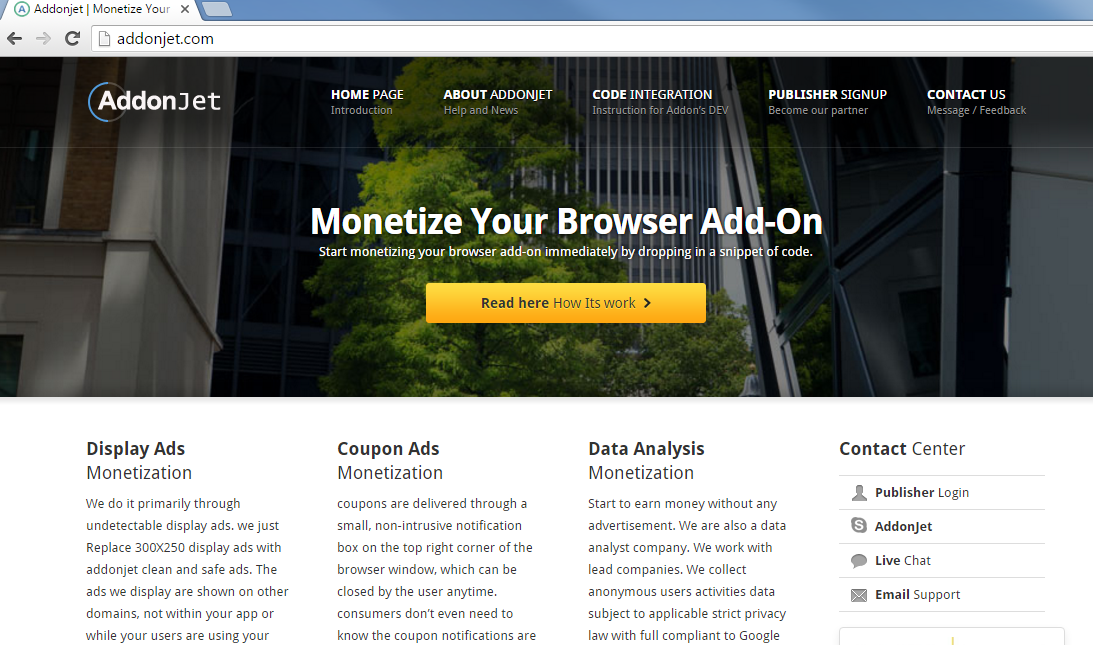 เอา Addon Jet Ads