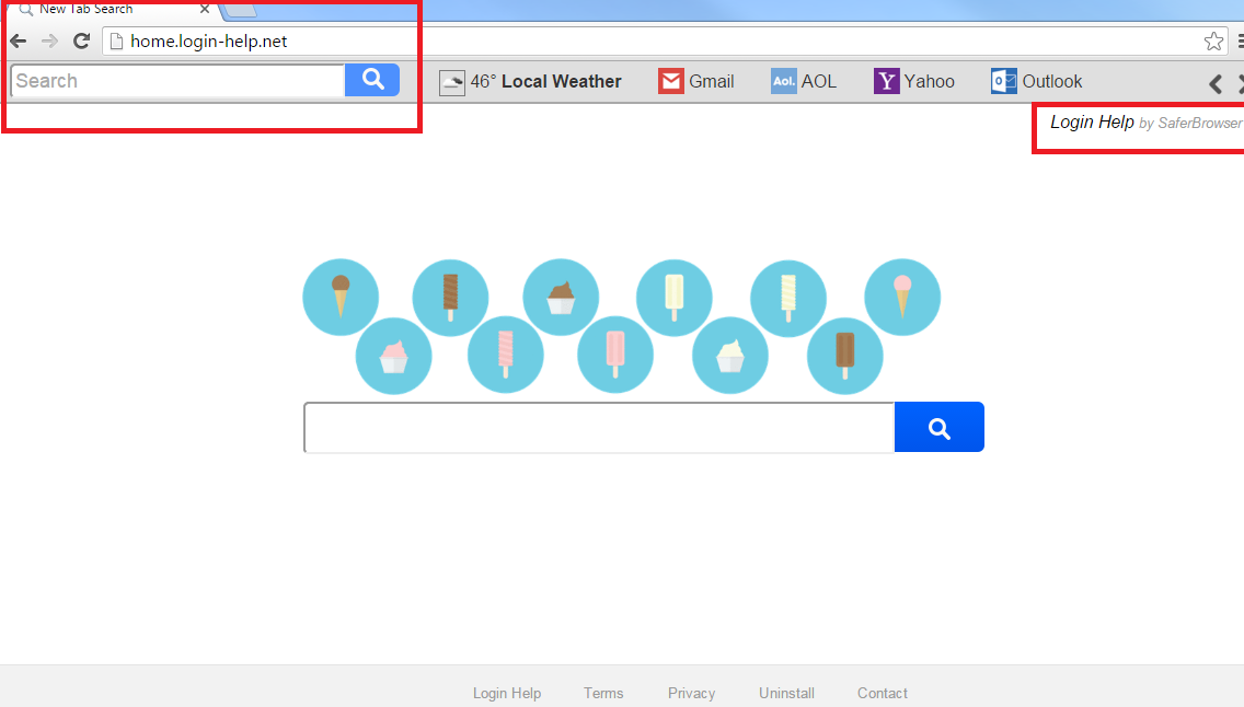 Rimuovere Home.login-help.net