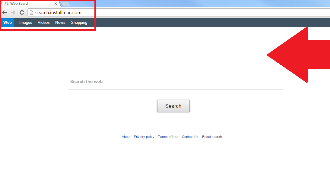 Rimuovere Search.installmac.com