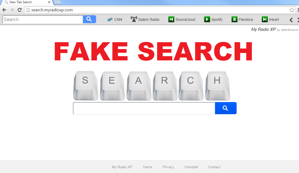 Rimuovere Search.myradioxp.com