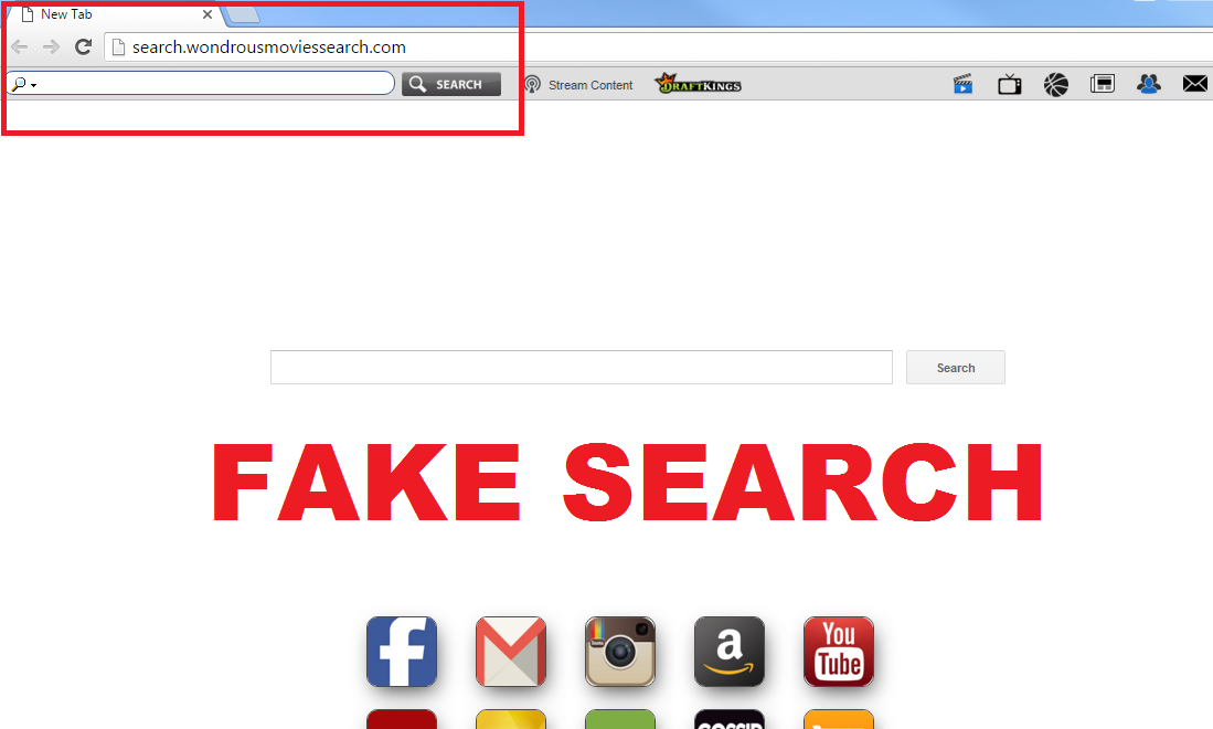 Search.wondrousmoviessearch.com – come rimuovere?