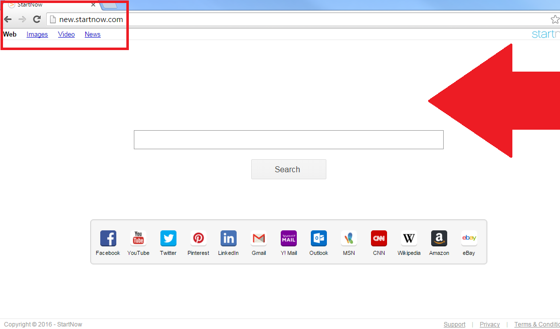Rimuovere New.startnow.com