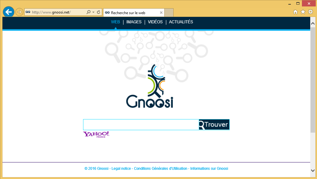 Rimuovere Gnoosi.net