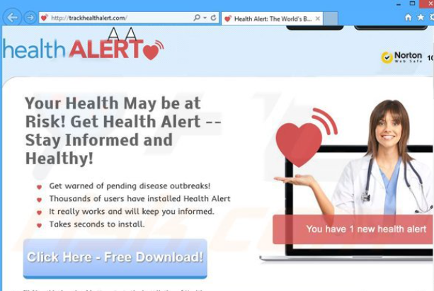 Health Alert Ads verwijderen