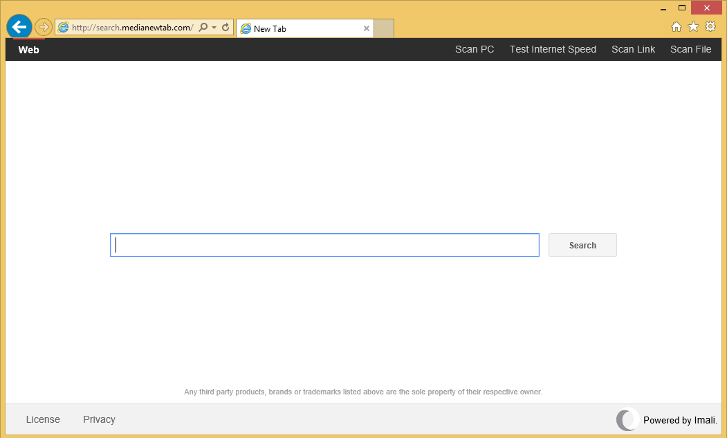 Search.medianewtab.com – come rimuovere?