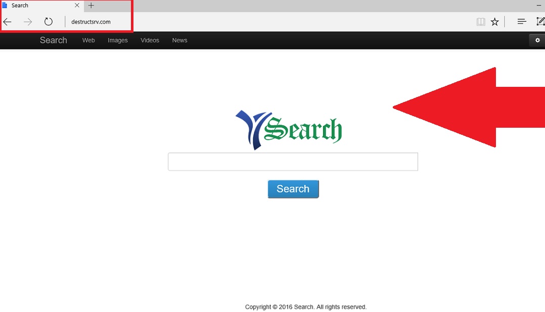 Rimuovere Destructsrv.com