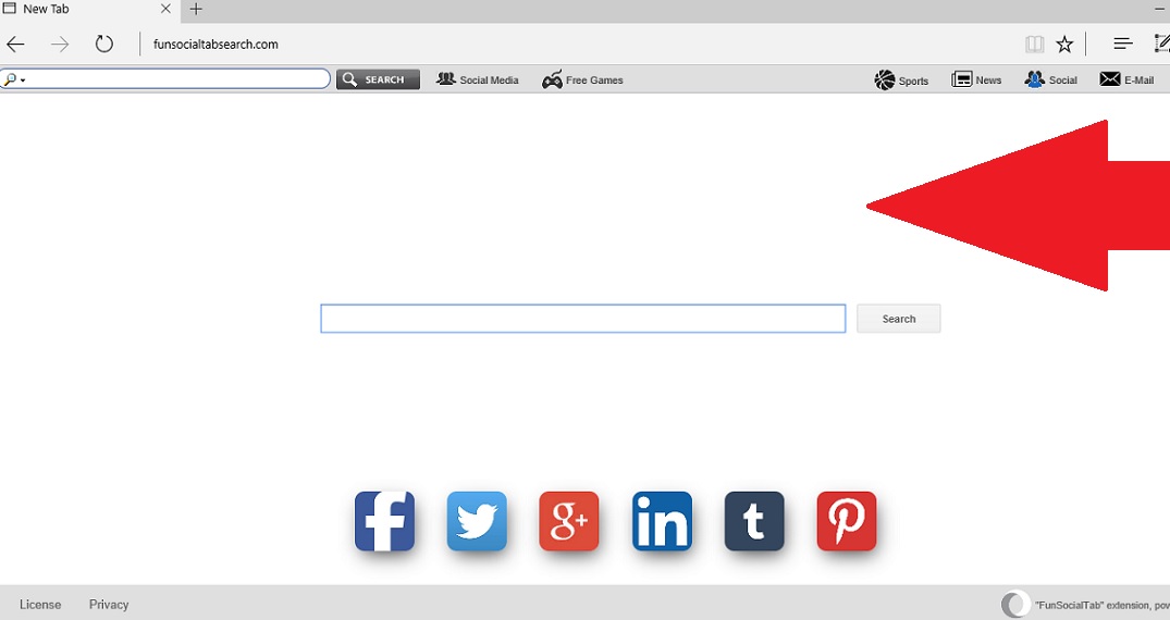 Funsocialtabsearch.com – come rimuovere?