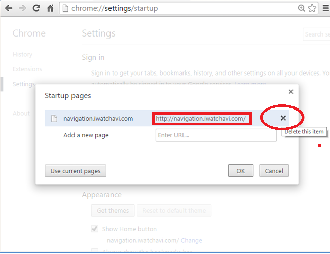 Navigation.iwatchavi.com – come rimuovere?