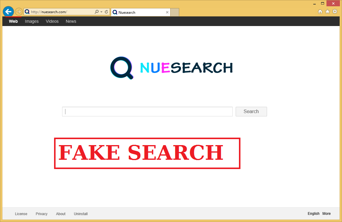Rimuovere Nuesearch.com