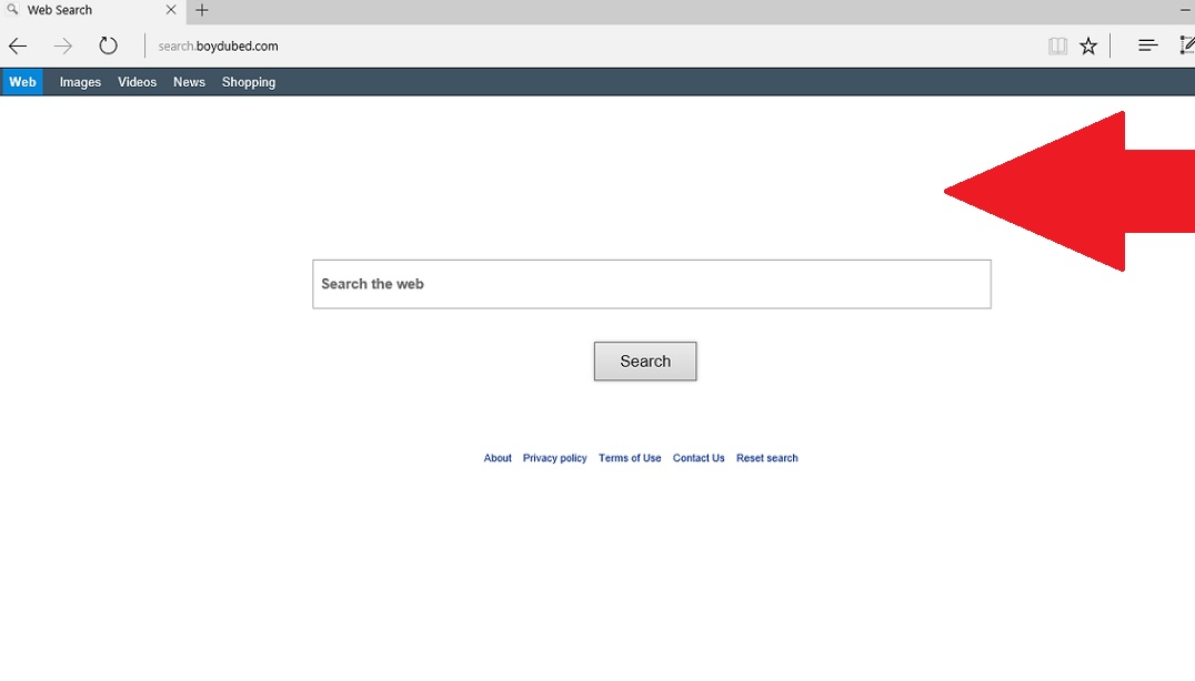 Rimuovere Search.boydubed.com
