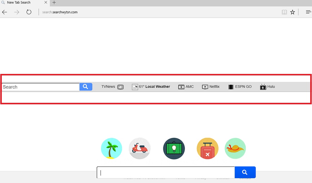 Rimuovere Search.searchwytsn.com
