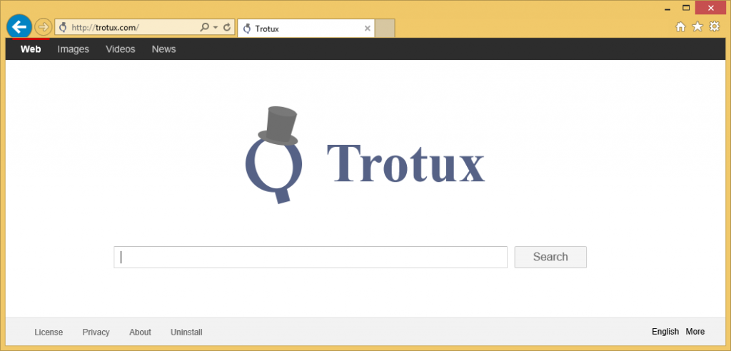 Trotux search virus