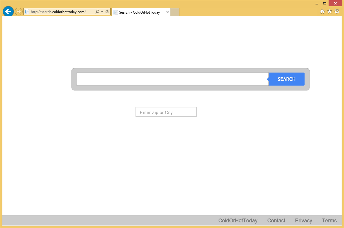 Rimuovere search.coldorhottoday.com