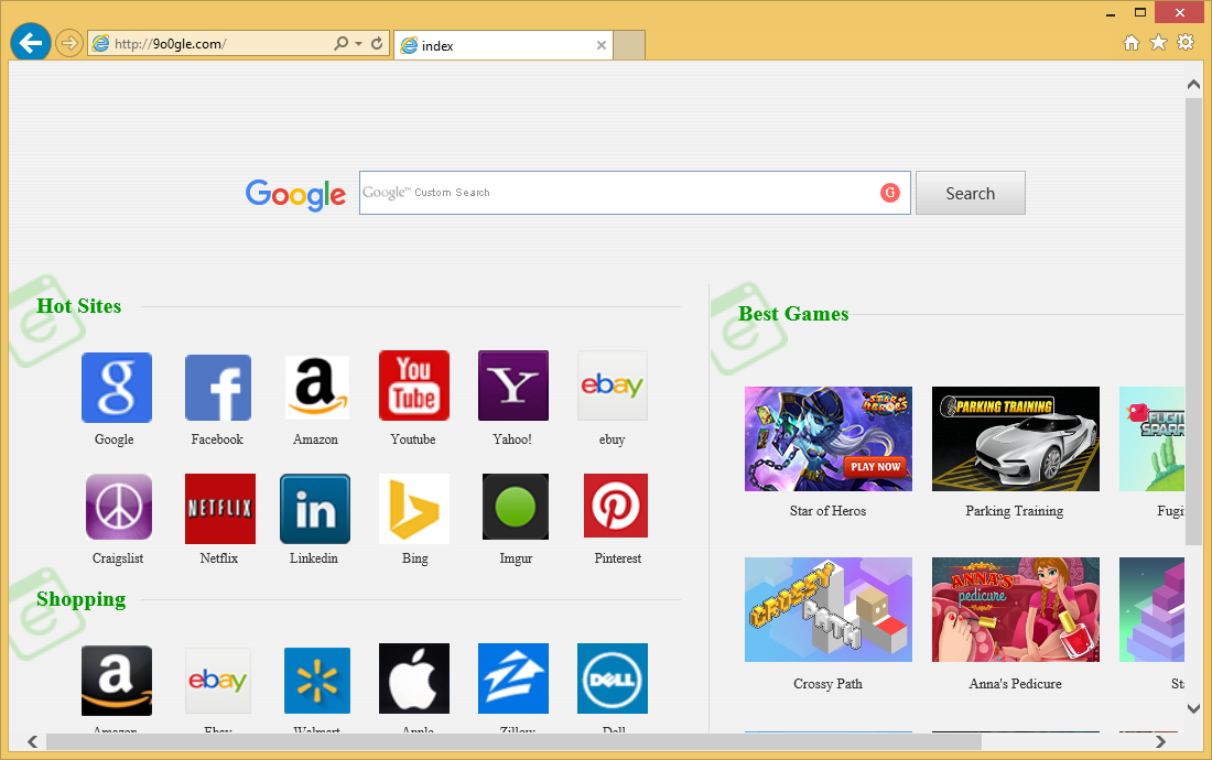 9o0gle.com – hvor å fjerne?