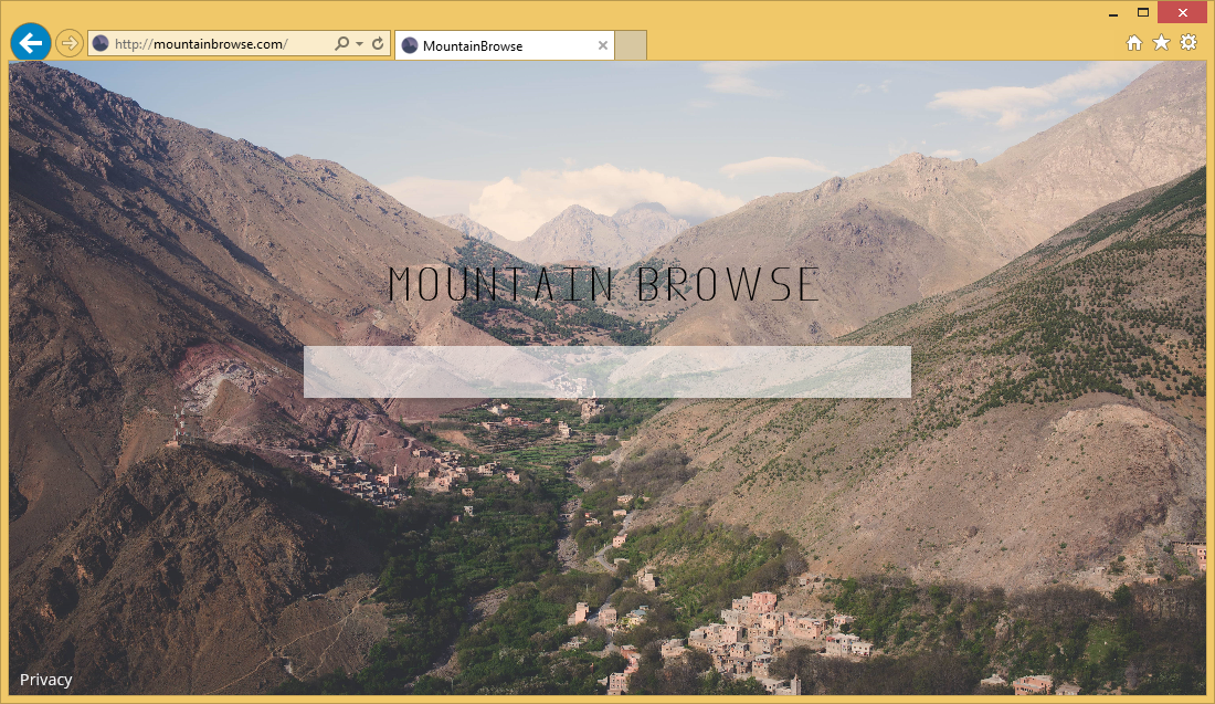 Rimuovere Mountainbrowse.com