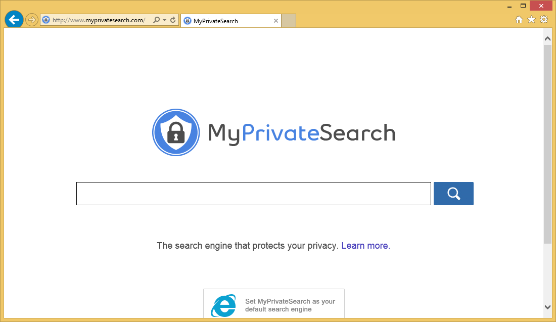 Rimuovere Myprivatesearch.com