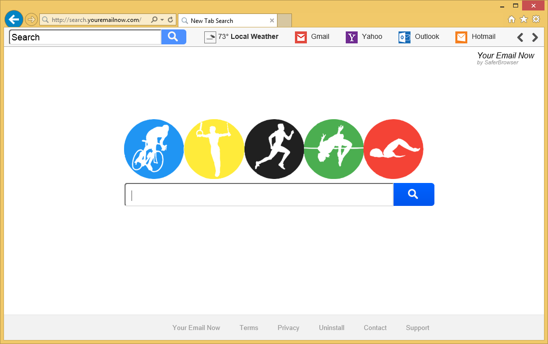 Rimuovere Search.youremailnow.com