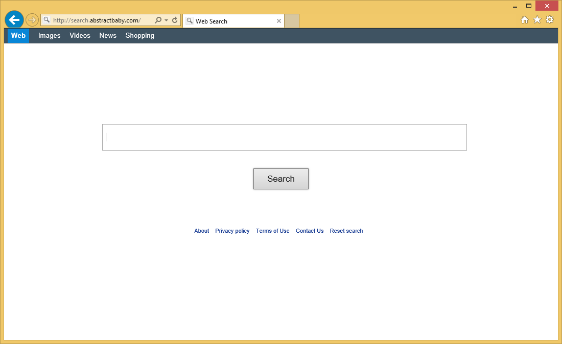 Rimuovere Search.abstractbaby.com