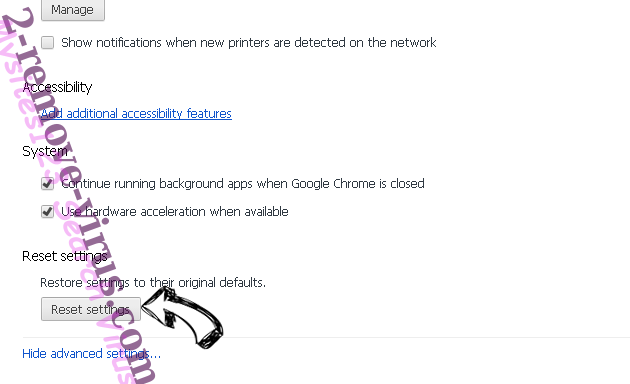 ChromeSearch.club Chrome advanced menu