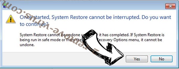 Redl Virus removal - restore message