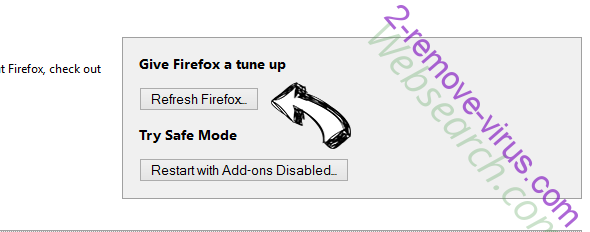 Mydesktopdefence.com Ads Firefox reset