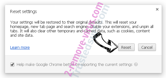 Contentgate.fun pop-up ads Chrome reset