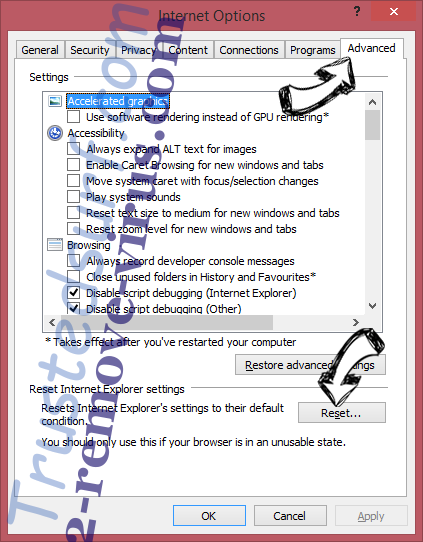 Trustedsurf.com IE reset browser