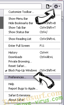 Search2.yourinstantradio.com Safari menu