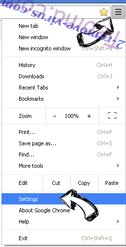 Ovinspecutions.com Ads Chrome menu