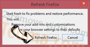 SearchHub.info Firefox reset confirm