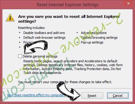 Ya.ru IE reset