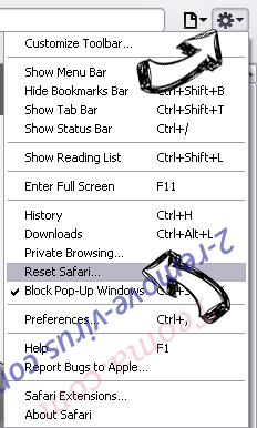 TopSearchLinks.net Safari reset menu
