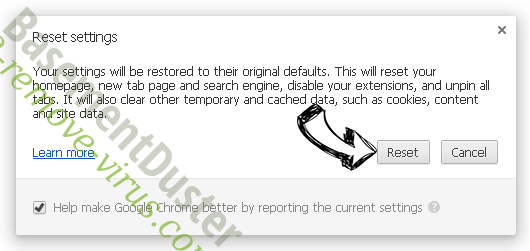 BasementDuster Chrome reset