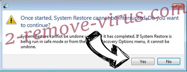 Nssm.exe Virus removal - restore message