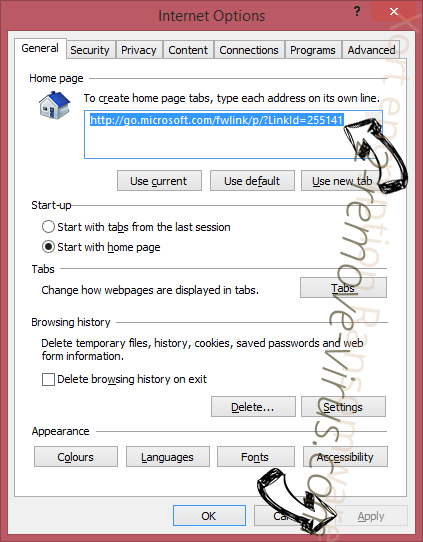 Xort encryption Ransomware IE toolbars and extensions