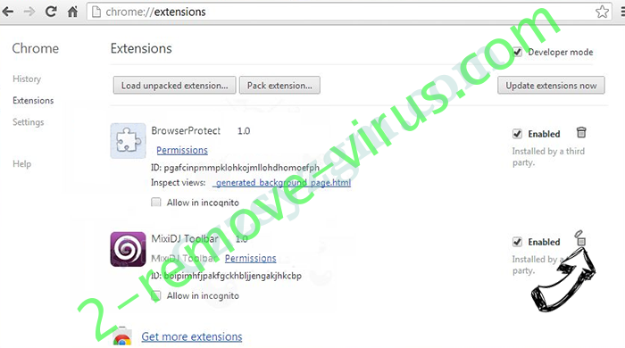 Youtubnow.com Virus Chrome extensions remove