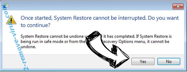 Void ransomware removal - restore message