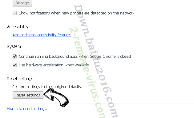 Yontoo Pagerage Chrome advanced menu