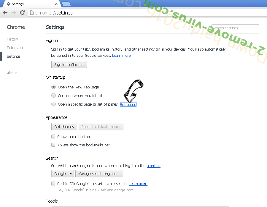 SupTab Chrome settings