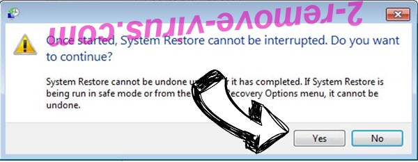 NB65 Ransomware removal - restore message