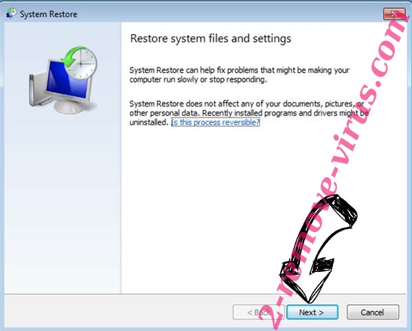 Get rid of Gotcha Ransomware - restore init