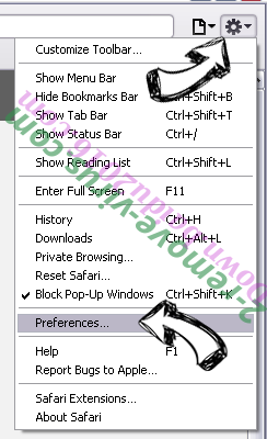 Quickstart.ninja Safari menu