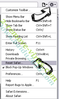 Yontoo Pagerage Safari reset menu