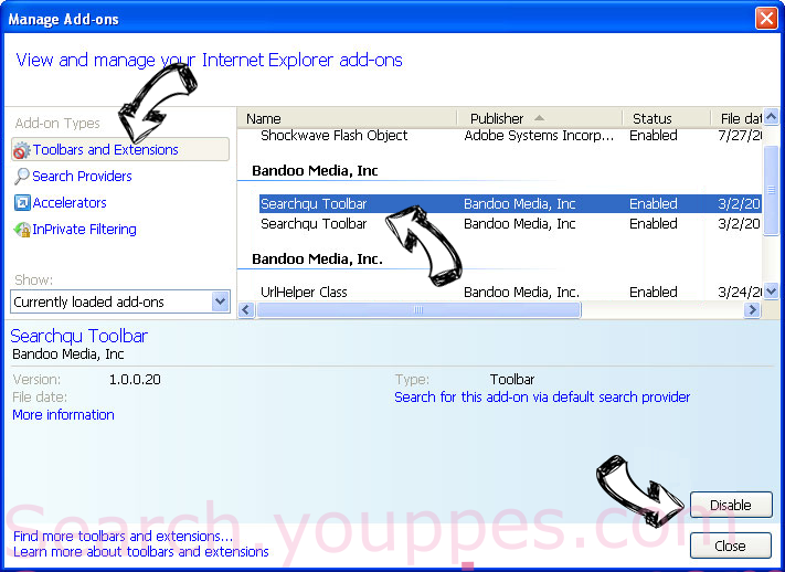 Rdr.harbwire.com IE toolbars and extensions