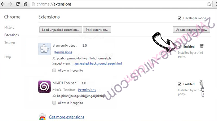 (3) Viruses Has Been Detected POP-UP Scam (Mac) Chrome extensions disable