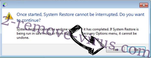 KTC Ransomware removal - restore message