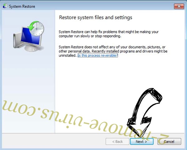 Get rid of Verwijderen .notfound ransomware - restore init